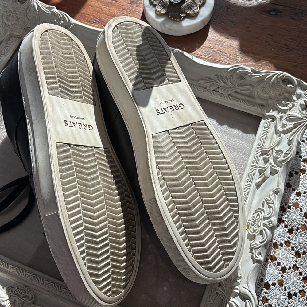 Greats Black Sneakers (Brooklyn) In Excellent Condition. - Picture 5 of 5